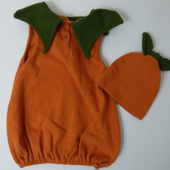 ikii Baby Pumpkin Costume and Hat, Size 12 Months - Picture 2 of 2